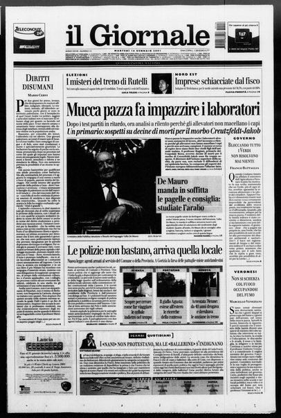 Il giornale : quotidiano del mattino